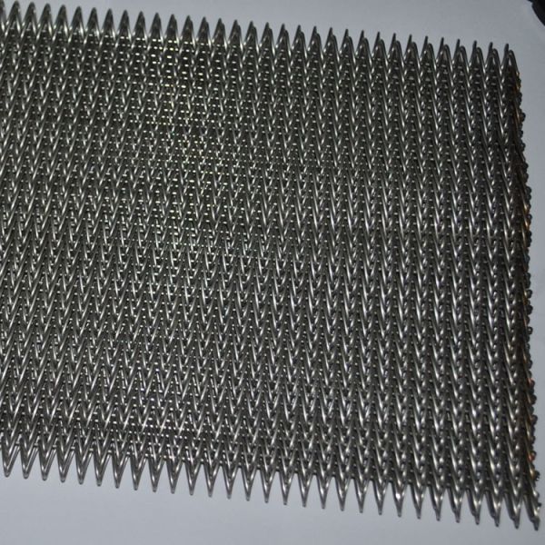 Herringbone Conveyor Wire Belt SS316 1.00mm Thickness anti oxidation