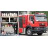 HOWO 8000L Water Tanker Fire Truck Big Capacity With Double Row Cabin for sale