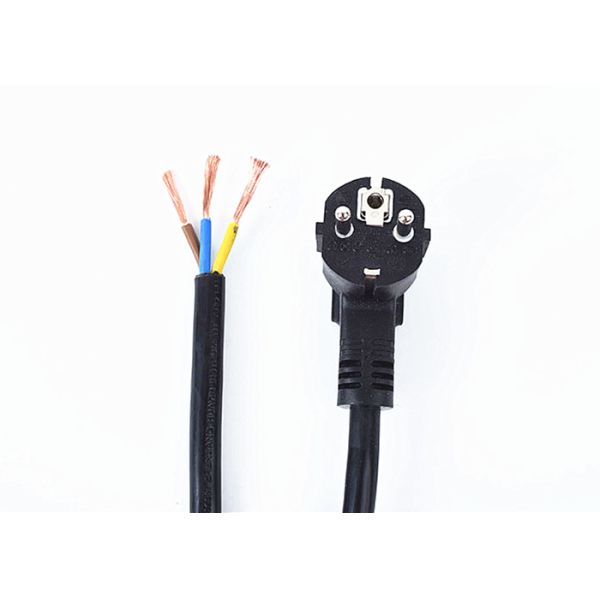 European 3pin power cord no end cabale availavle UL ,RHOS ,CE and so on 1m/2m/3m