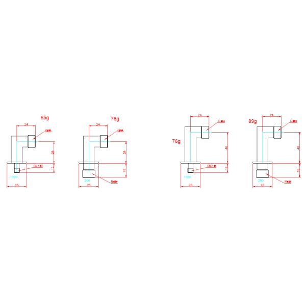 90 Degree Flanged Joint Copper-made S In N Connector For Drone System Device