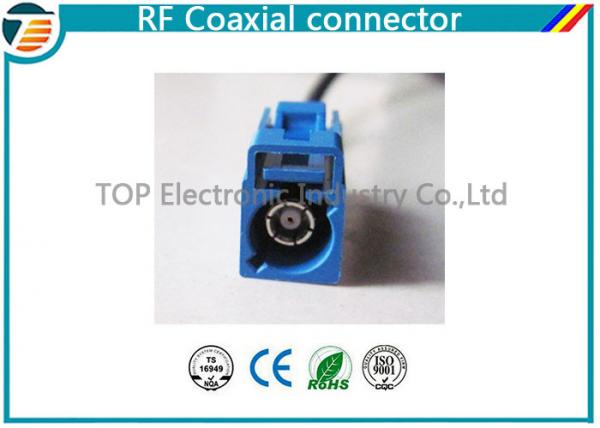 Quality Low Loss FAKRA Female Male RF Coaxial Connector RG174 Double Locked for sale
