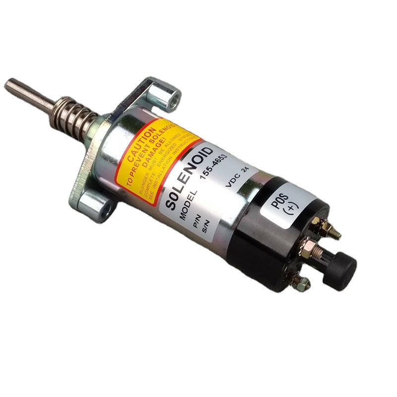 E330B E330C E330 3306 Engine Solenoid Valve 155-4653 for Excavator Stop Solenoid 1554653