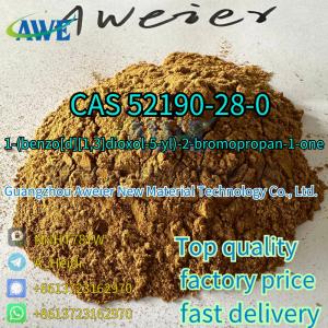 China Top quality powder 1-(benzo[d][1,3]dioxol-5-yl)-2-bromopropan-1-one  CAS 52190-28-0 on sale