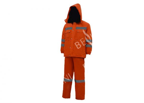 Quality High Visible Orange Heavy Duty Workwear Clothing Winter For Workers for sale