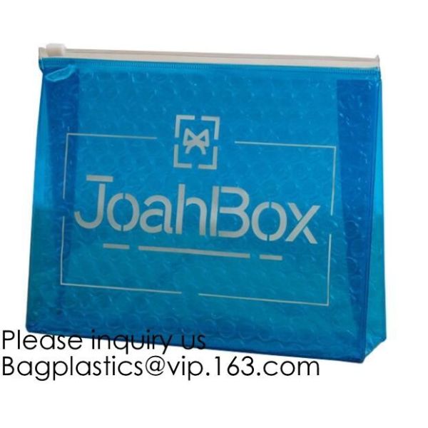 Best Seller Waterproof Cosmetic k Bubble Bag/Custom Printing PVC Bubble Mailer With Zipper, bagease, bagplastics