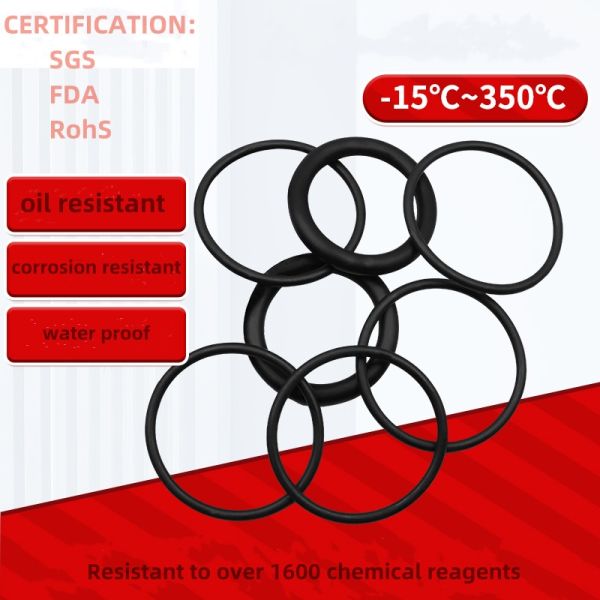FFKM Sealing Ring Acid And Alkali Resistant High Temperature Resistant Circular Waterproof