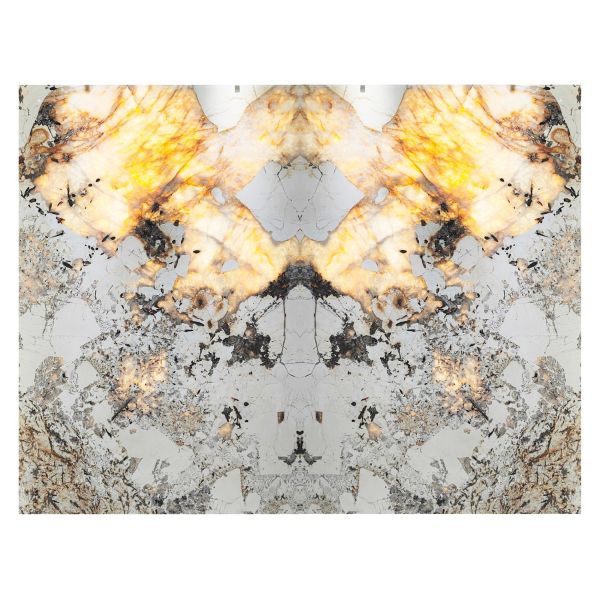 Natural Pandora White Marble Translucent Stone Book-match Background Feature Wall Luxurious Stone