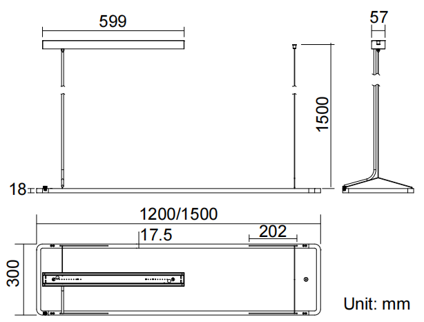 50W 60W IP20 5years Warranty LED Panel Pendant Light For Offices Meeting Room