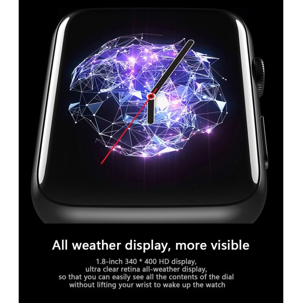 2021 Bluetooth Call 1.8inch HP Smart Watch Men DW98 Heart Rate Monitor Smartwatch IWO 13 Lite For Android IPhone Xiaomi