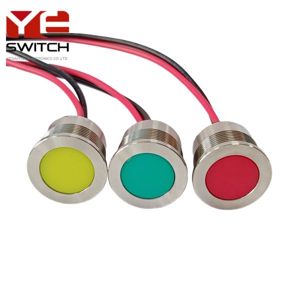 RGB Red Green Blue Led Light Push Button Switch Automobile Control System