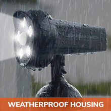 Guardian IP65 800LM Led Torch Lights 4D Cell Outdoor LED Spotlight