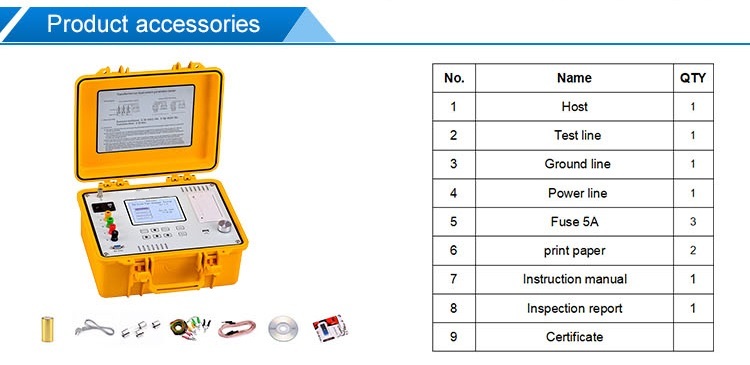 ±0.1% High Accuracy Transformer Testing Instrument with U-Disk Storage & 2-Year Warranty