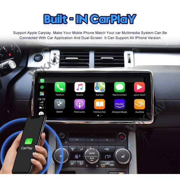 12.3 Inch Android Car Head Unit For Jaguar XJL XJR XE XEL AC Panel