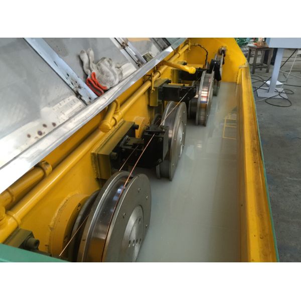 9D Copper Rod Breakdown Machine , Green Large Drawing Machine With Annealing