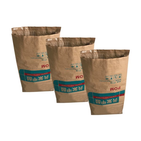 Custom Printing Pinch Bottom Kraft Paper Sack 25 Kg Flour Packing Bag