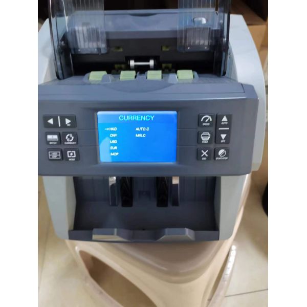 240V Cash Counting Machine One Pocket Banknote Sorting USD EURO YS-07C Money Counting