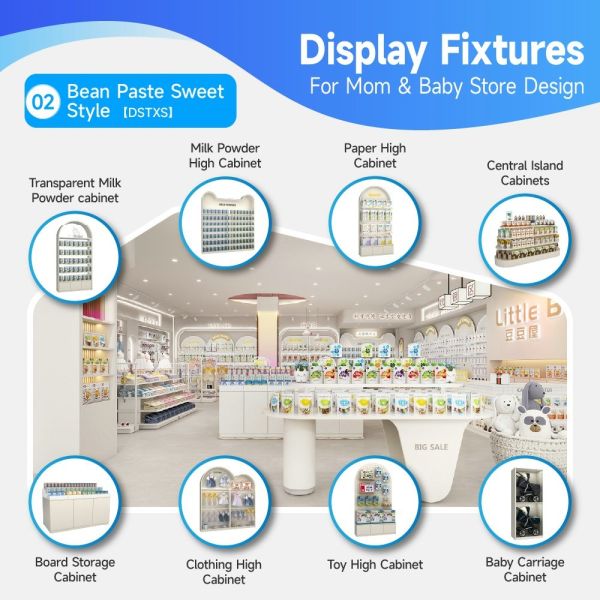 02-DSTXS Mom And Baby Model Store With Bean Paste Sweet Style