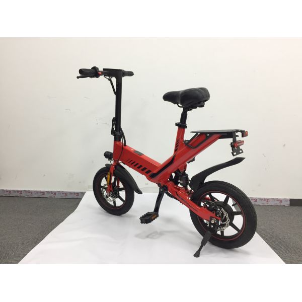 Digital Odometer Foldable Electric Bicycle Max Speed 25KM/H 12 Inch Pneumatic Tire
