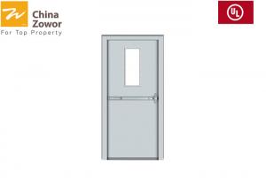 Buy cheap Blue Gal. Steel Self Closing Fire Exit Door For Residential Buildings/ Max. Size 8