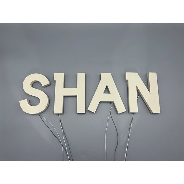Luminous Characters Acrylic Advertising Sign Luminous Characters Advertising Board Metal Backlight Characters