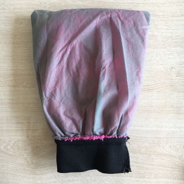 House keeping washing absorb mitt 100% polyester microfiber mitt gloves