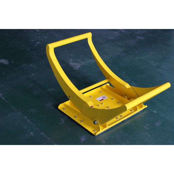 Rubber Plate Friction Increases Mobile Vehicle Barrier Foldable