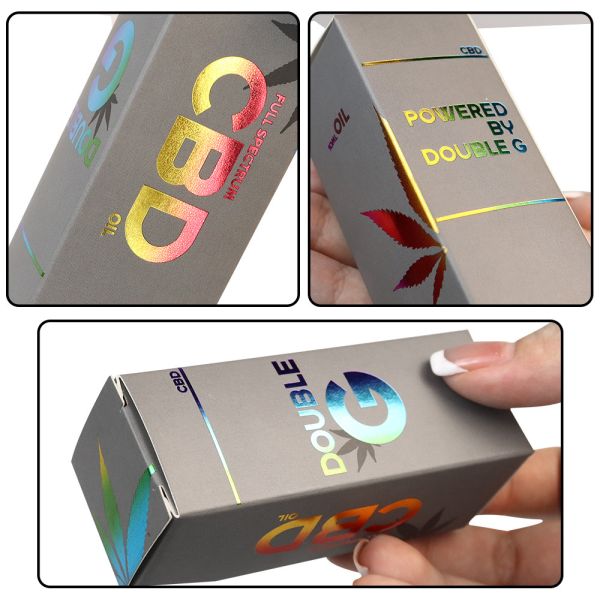 Eco Friendly Packaging Customized CBD Packaging With Lamination And Varnish