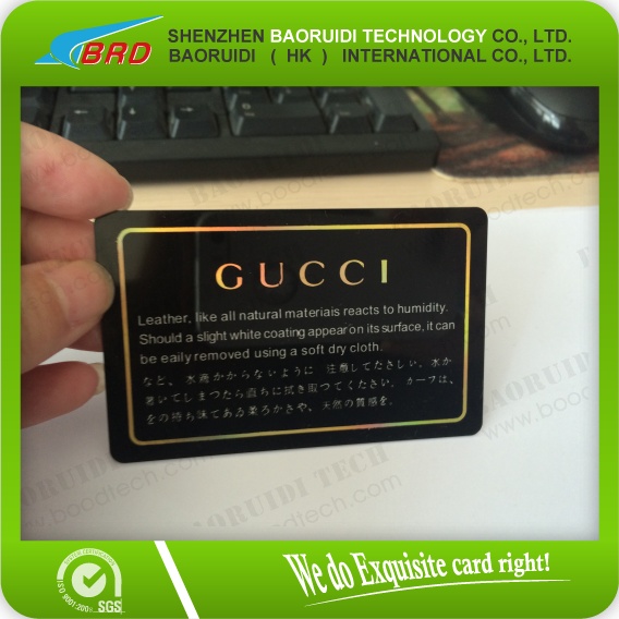 Plastic Warranty Card Guarantee Card