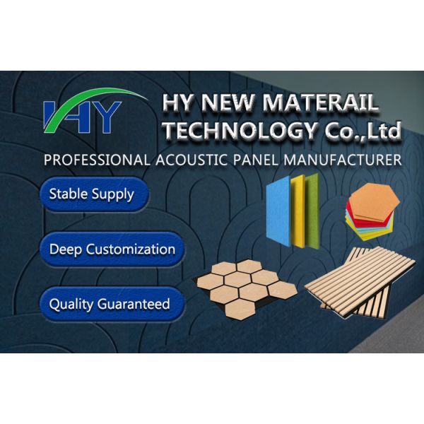 Wood Slat Acoustic Panel PET Backed Veneer Slats Commercial Interior Cladding