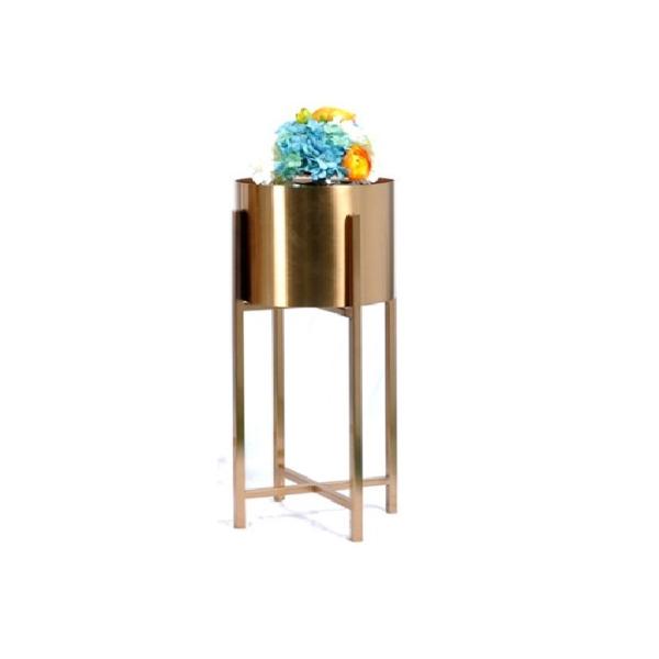 Modern decorative hotel lobby custom design flower pot planter