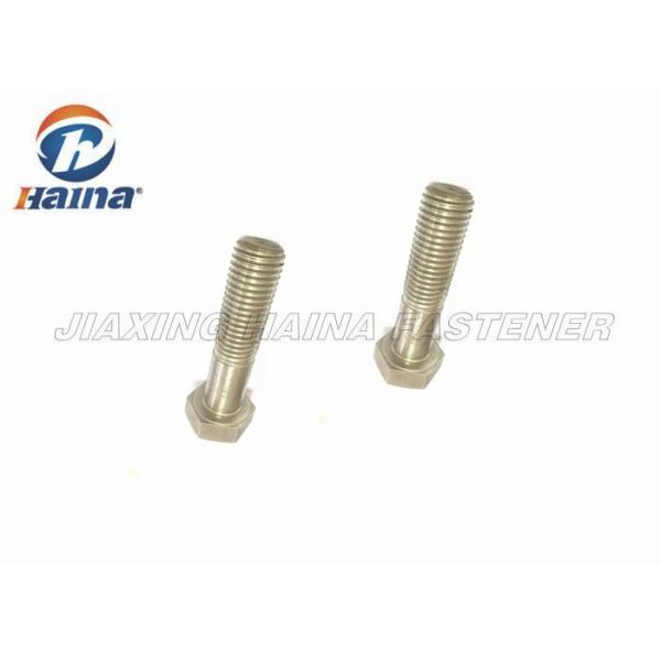 M10 M16 DIN 931 A2 A4 Half Thread Hex Head bolt For Structural Steel