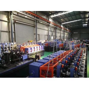 6mm Thickness High Frequency Welded Tube Mill Machine For Round Tube And Square