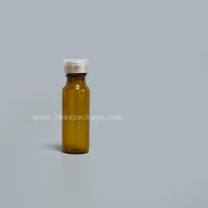 China 5ml round clear glass penicillin bottle with double caps, chemical glass bottle, pharmaceutical small glass bottle on sale