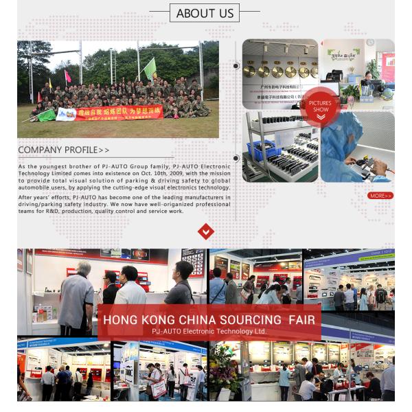 16 : 9 Aspect Ratio Rear View Mirror Monitor With TFT LCD Color Monitor