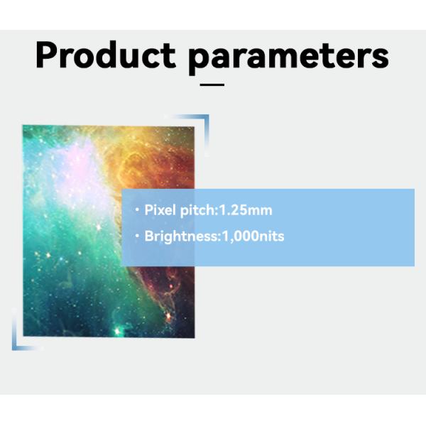 Interlocking Portable Interactive Led Screen Foldable Display P1.25 For Shop
