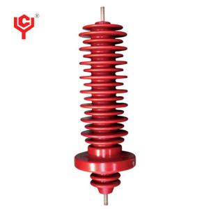 China Dry Type Red High Voltage Transformer Bushing Cast Resin 40.5KV on sale