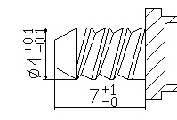 V0 90 Degree Bended Plastic Resistor Type Spark Plugs Low Hydroscopicity