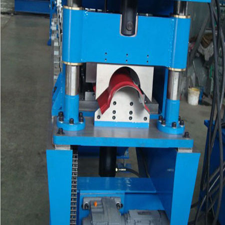 0.3-0.8mm Pre-painted Steel Ridge Capping Roof Panel Roll Forming Machine High Speed 5-10m/min