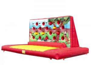China Outdoor Inflatable Sports Games Boxing Wall 4.1 X 6.4 X 2.8 M on sale