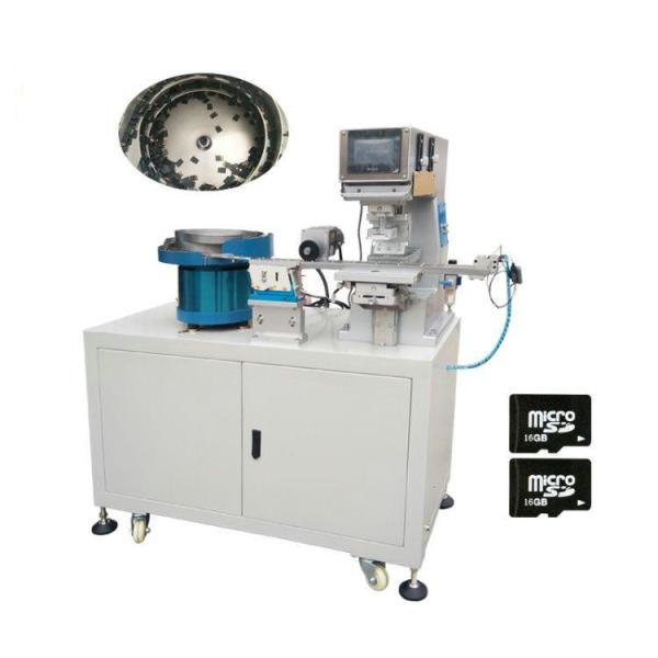 3000pcs/hr Automatic Pad Printing Machine With Vibrating Disk for SD TF memory card