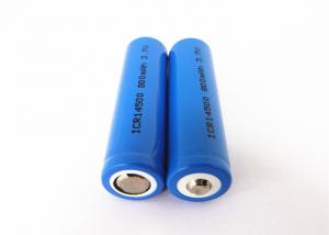 Flashlight Small Lipo Battery , 14500 Rechargeable Lithium Ion Battery 3.6v / 3.7v 800mah