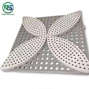 Buy cheap Artistic Decorative Aluminum Wall Panels Punch Holes Perforated Aluminium Cladding Panels product