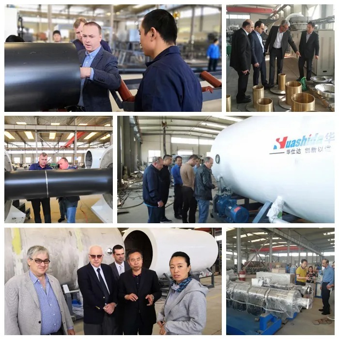High Reliable PU Foaming Injection Pipe HDPE Jacket Extrusion Line
