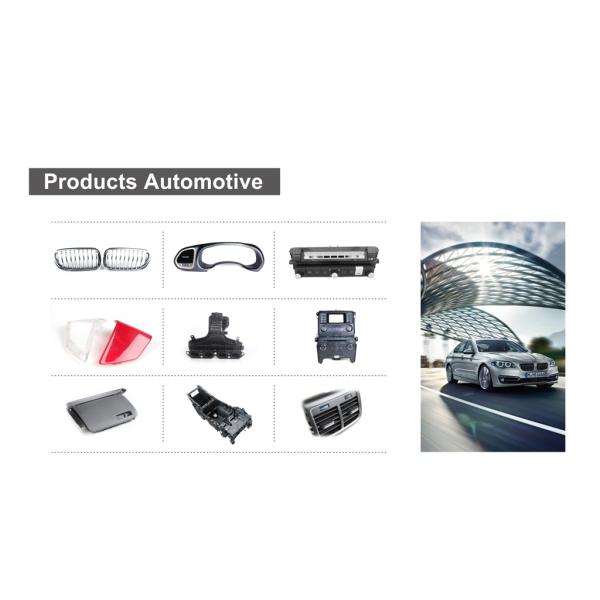 ISO9001 Highly Polishing Injection Mold Components Polypropylene Car Parts