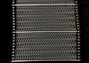 Buy cheap 316 Stainless Steel Chain Mesh Conveyor Belt For Advertising Company product