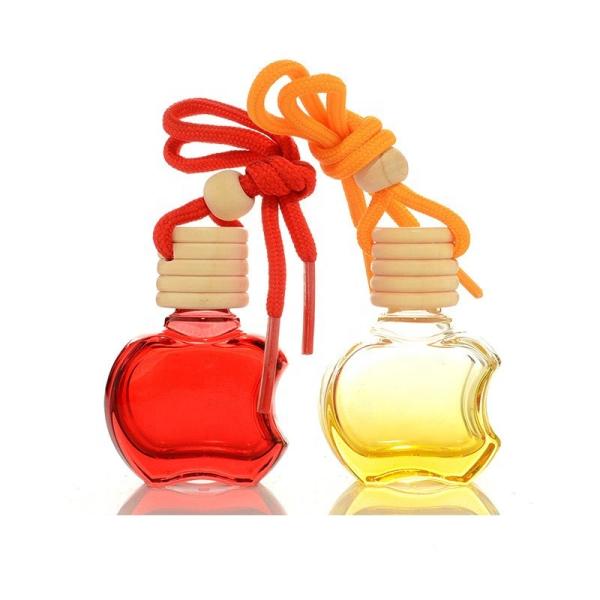 Apple Shaped Glass Perfume Bottles Car Diffuser Bottle Pilfer - Proof