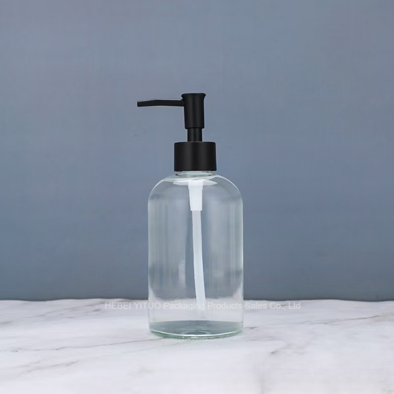 Reusable Shampoo Bottle Glass And Plastic Container Designed For Packaging Shampoo Conditioner