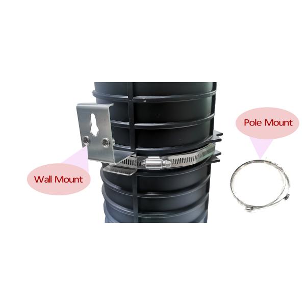 96 Cores Dome IP68 1 Oval + 8 Round Fiber Optic Splice Cable Closure Heat Shrinkable Seal