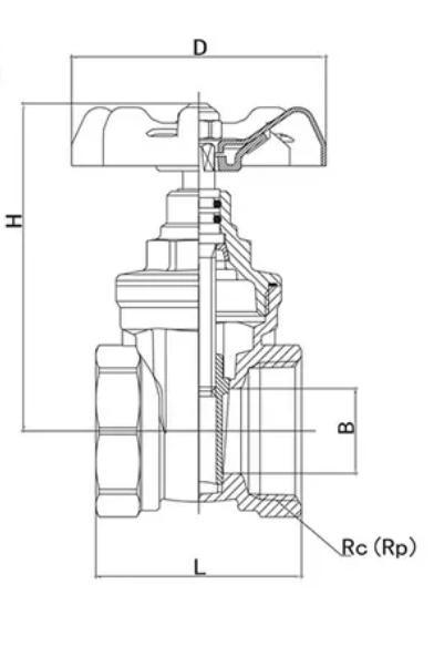 Manual Female Thread Water Forged 200 Wog Brass Gate Valve with 1 Piece Minimum Order