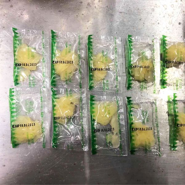 Customized Packing Pickled Vegetable Natural Sour Sweet Salty Sushi Ginger Mini Sushi Ginger